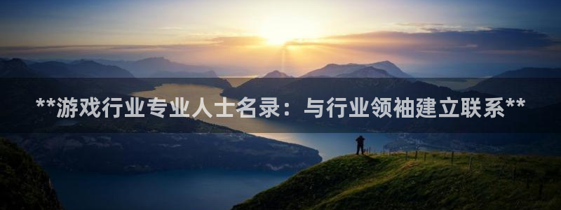 顺盈娱乐扣款怎么回事：**游戏行业专业人士名录：与行业领袖建立联系**